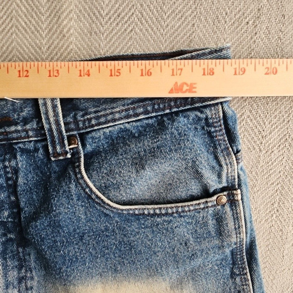 Jordan Craig Jeans Men's 36x32 Medium Blue Wash Distressed Bootcut Denim 79771 - Picture 4 of 16